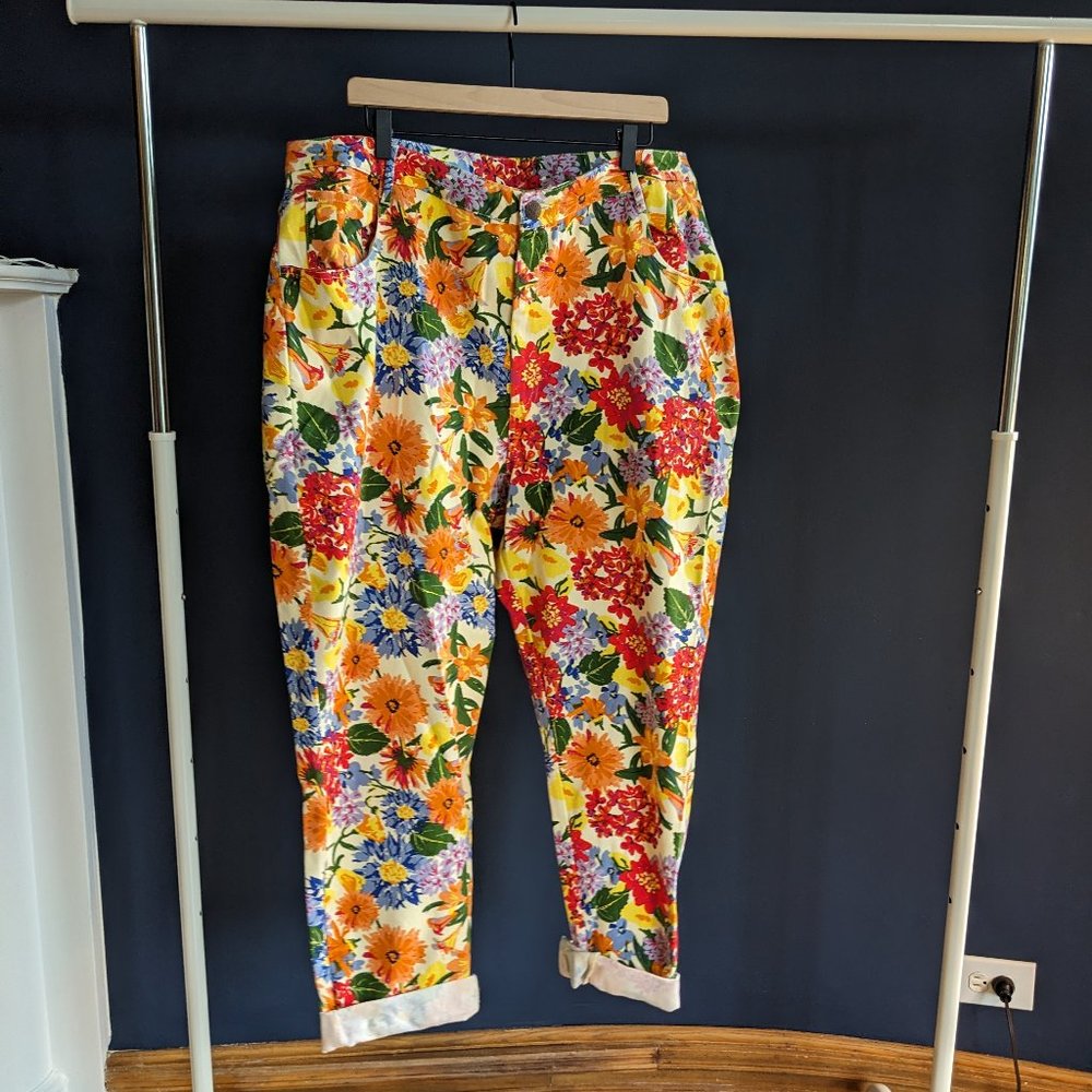 Lucy and Yak Dana Trousers: Organic Twill - Leia 40R